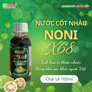 1 Chai Lẻ Nước Cốt Nhàu NONI X68 - 100ml/Chai